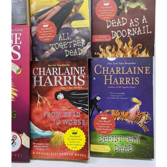 Lot of 10 Cozy Mystery Mysteries Books by Charlaine Harris Clean and Gently Read - Picture 4 of 9